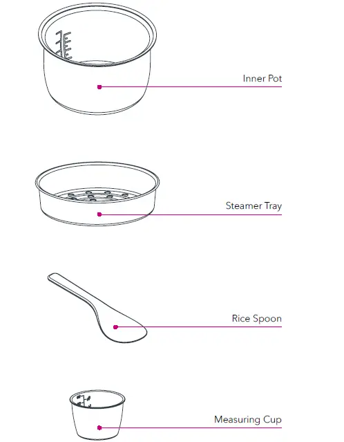 Zest Rice & Grain Cooker Accessories