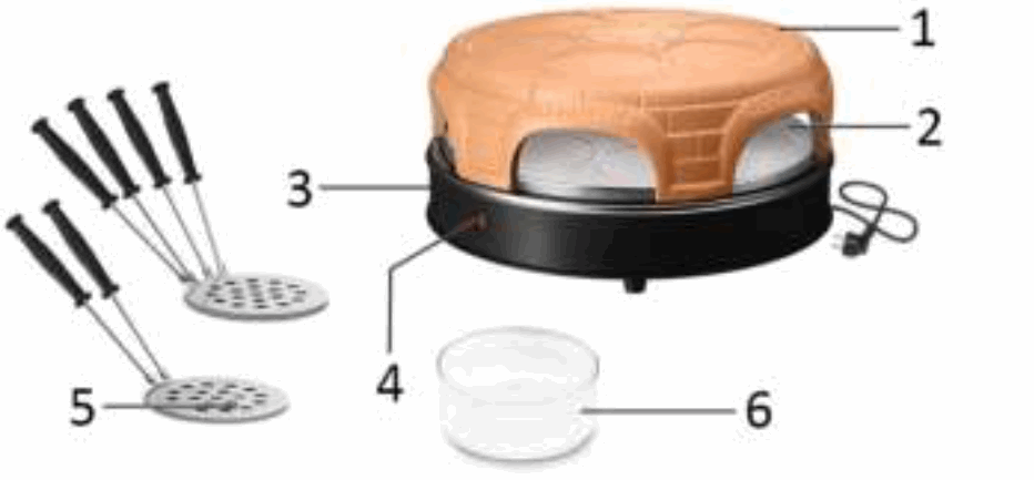 emerio PO-116100.1 Pizzarette Original Pizza Oven - fig