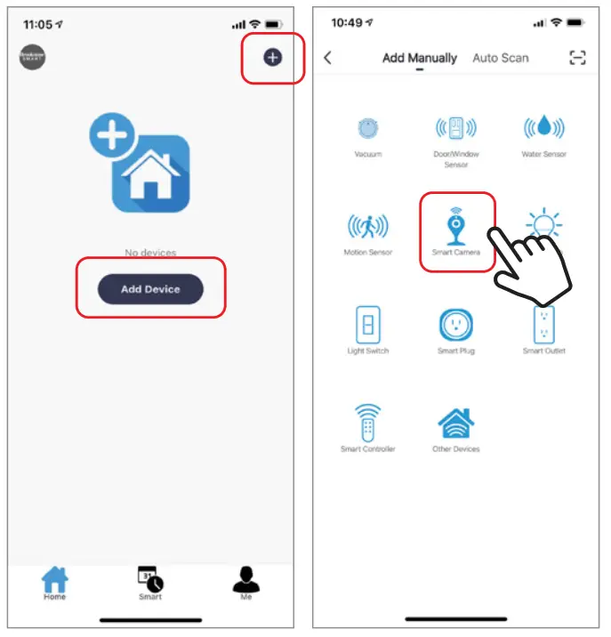 Brookstone BKWIFICAMDR WiFi Video Doorbell - Brookstone