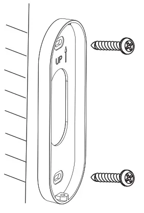 Brookstone BKWIFICAMDR WiFi Video Doorbell - bracket