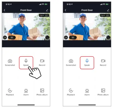 Brookstone BKWIFICAMDR WiFi Video Doorbell - sounds