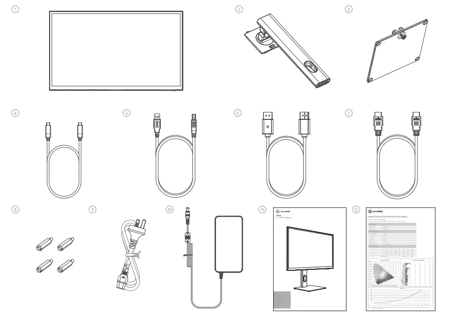 ALOGIC 27F34KCPD Clarity 27-Inch UHD 4K Monitor - fig1