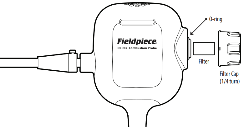 Fieldpiece CAT85 Combustion Analyzer HC - 5