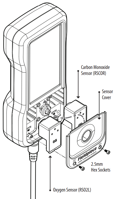 Fieldpiece CAT85 Combustion Analyzer HC - 6