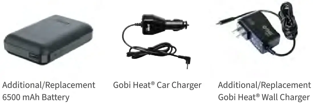 GOBI HEAT Terrain Heated Camping Chair - accessories