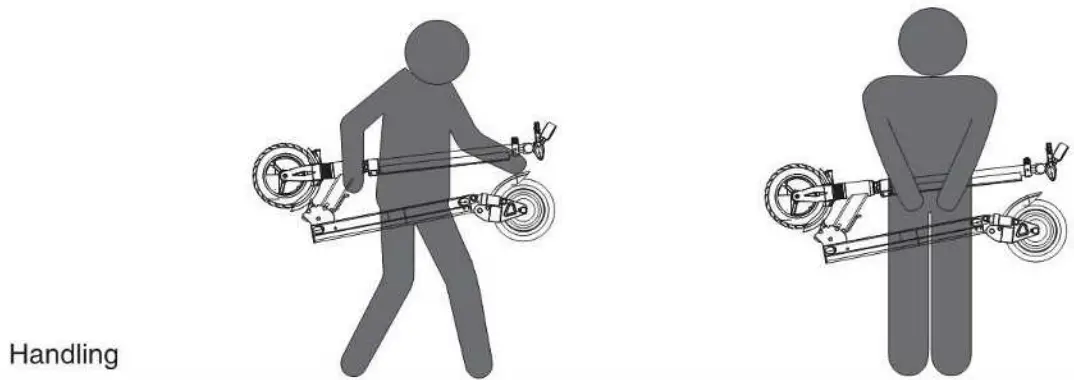 KUGOO Kirin X1 Foldable Electric Scooter - handling