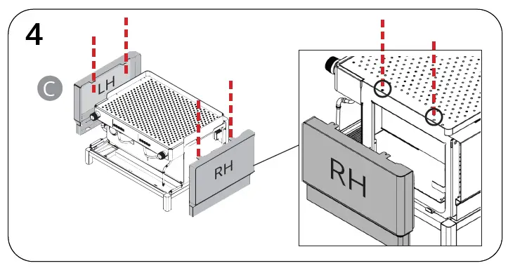 CREM EX3 Hidden Feet Kit FIG 3