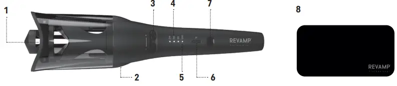 REVAMP CL-2250-GB Progloss Hollywood Wave Curl and Advanced Shine-fig2