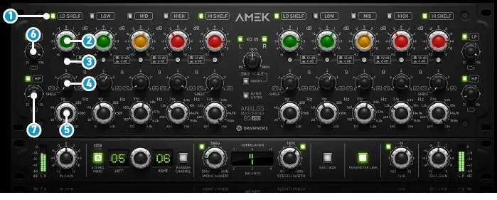 Plugin Alliance AMEK EQ 250 Parametric Equalizer Plugin fig 2