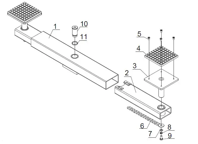 DAYTONA-64051-2-Ton-Floor-Jack-Cross-Beam-3