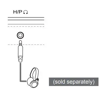 LG IPS LED MONITOR Owner’s Manual - Connecting Headphones