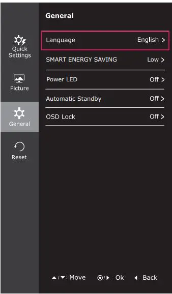 LG IPS LED MONITOR Owner’s Manual - General