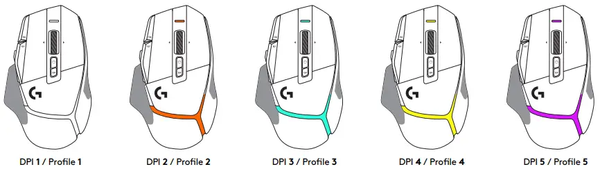 logitech G502 X PLUS Wireless Gaming Mouse 12