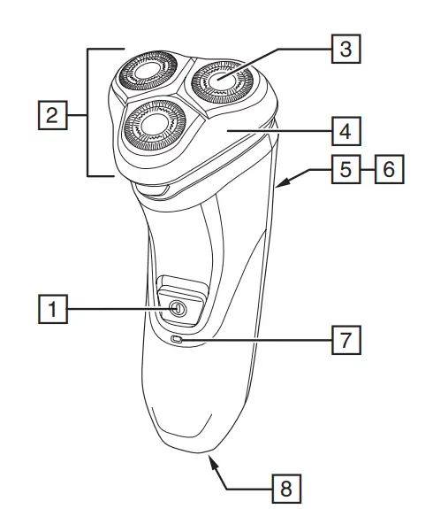REMINGTON-R3600-Style-Series-Rotary-Shaver-1