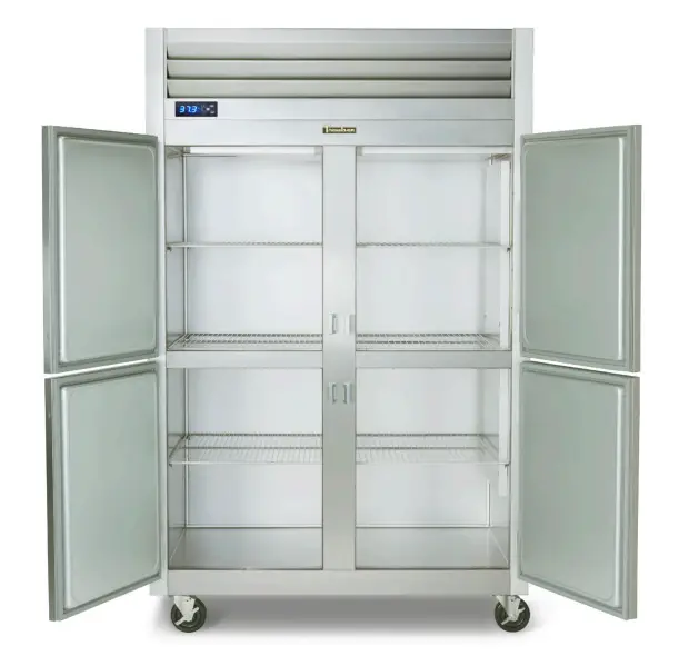 Traulsen-G21015P-2-Section-Glass-Door-Pass-Through-Refrigerator