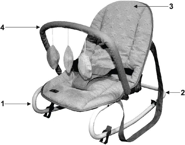 Lorelli ELIZA ELIZA LUXE Baby Rocker 01