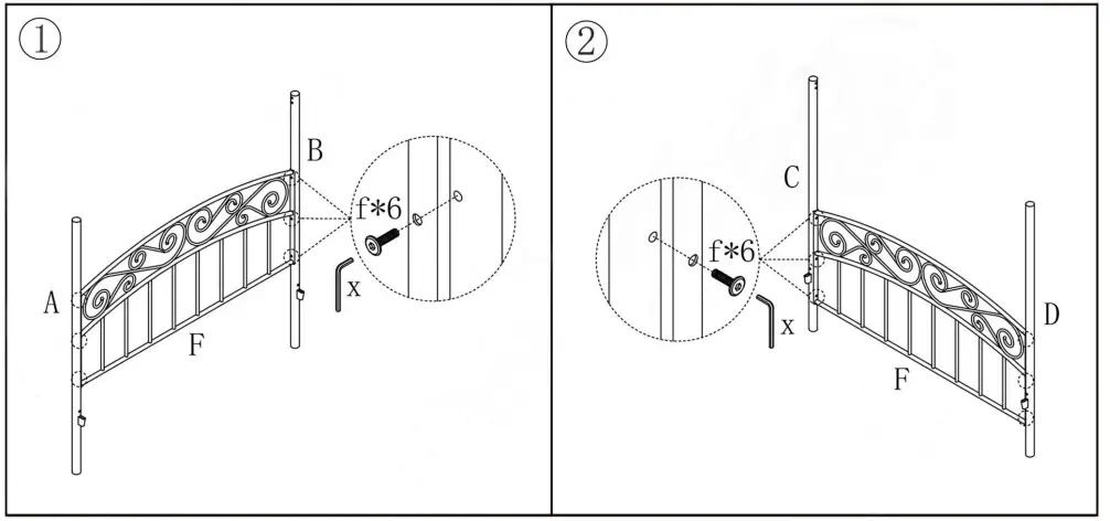 GOJANE-715F-Metal-Frame-Full-Canopy-Bed-2
