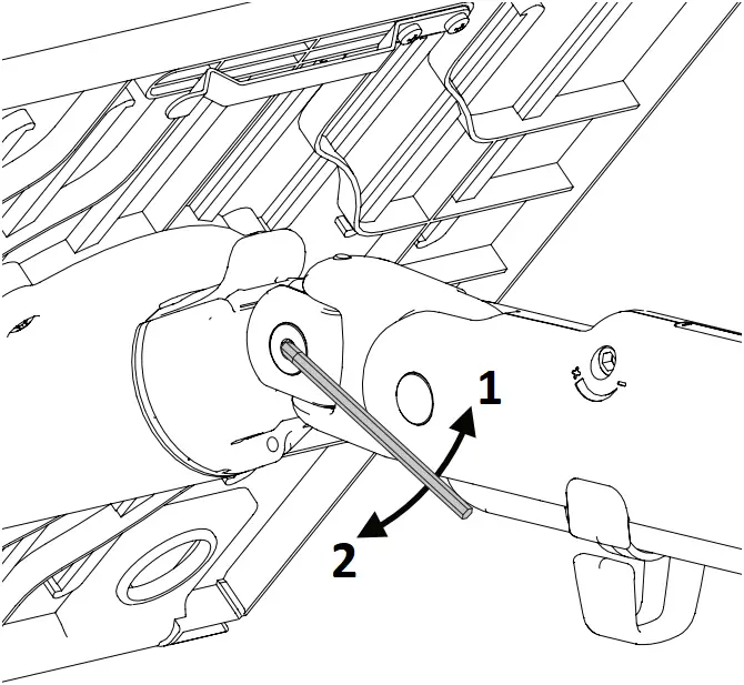 AWM-HN - Adjust tilt tension 1