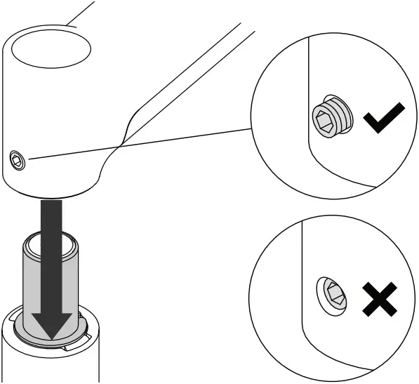 AWM-HN - Fit arm onto Base 1