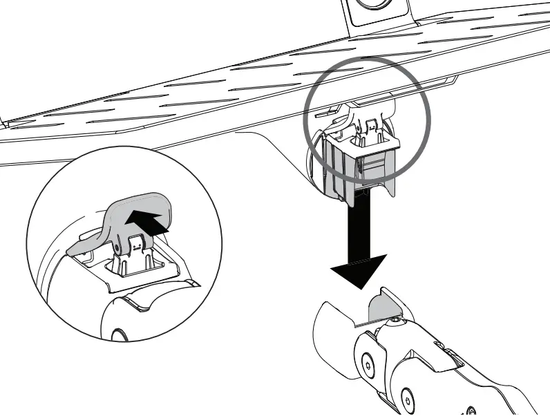 AWM-HN - Mount Notebook Tray onto arm 1