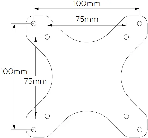 AWM-HN - VESA mounting 1