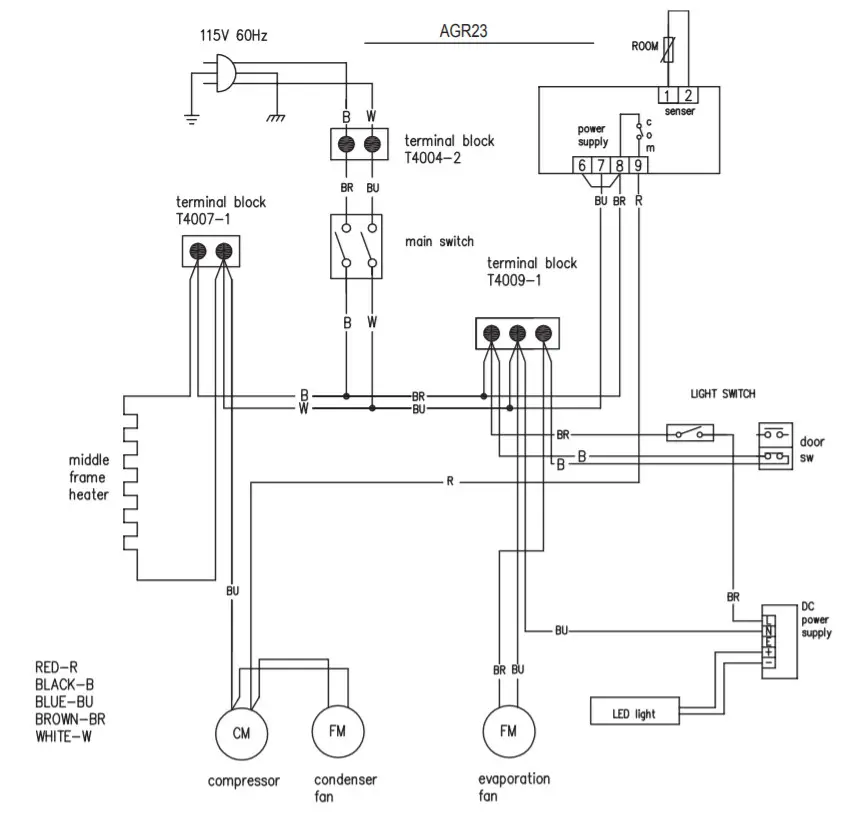 ARCTIC AIR Glass Door Refrigerator - DAYAGARAM1