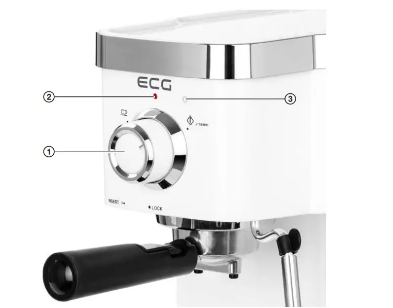 ECG ESP 20301 Lever ESPRESSO Machine - Figure 2