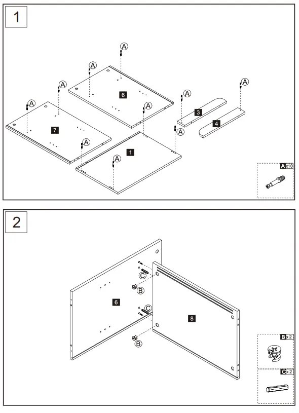 UNBRANDED AYBSZHD1658 MDF Pantry Organizer- fig 1