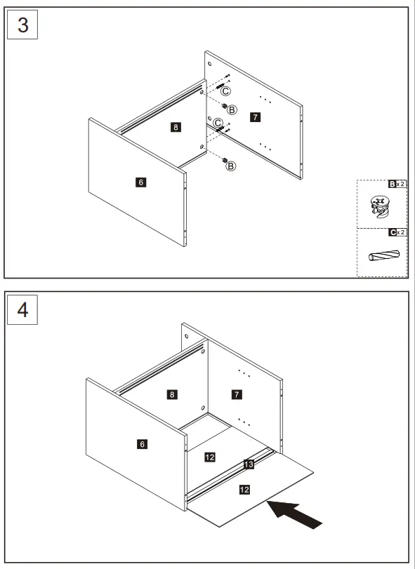 UNBRANDED AYBSZHD1658 MDF Pantry Organizer- fig 2