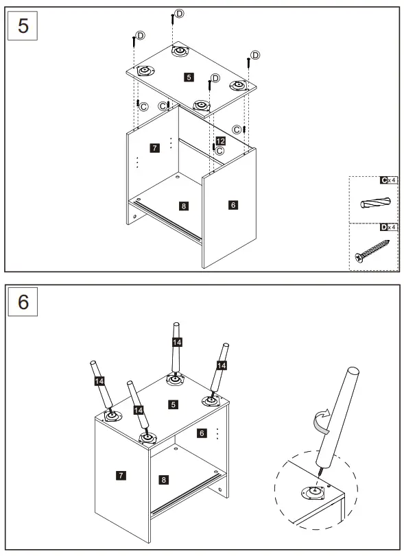 UNBRANDED AYBSZHD1658 MDF Pantry Organizer- fig 3