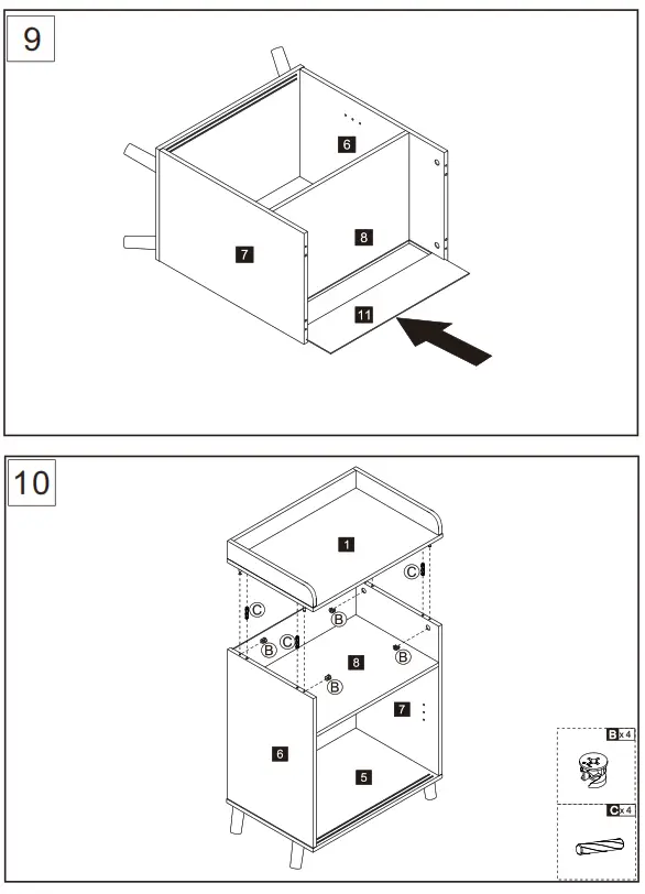 UNBRANDED AYBSZHD1658 MDF Pantry Organizer- fig7