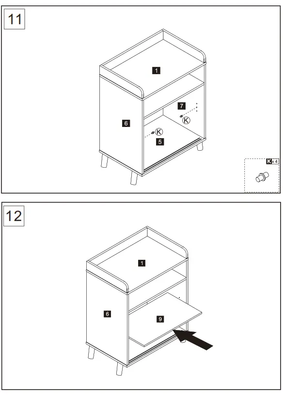UNBRANDED AYBSZHD1658 MDF Pantry Organizer- fig8