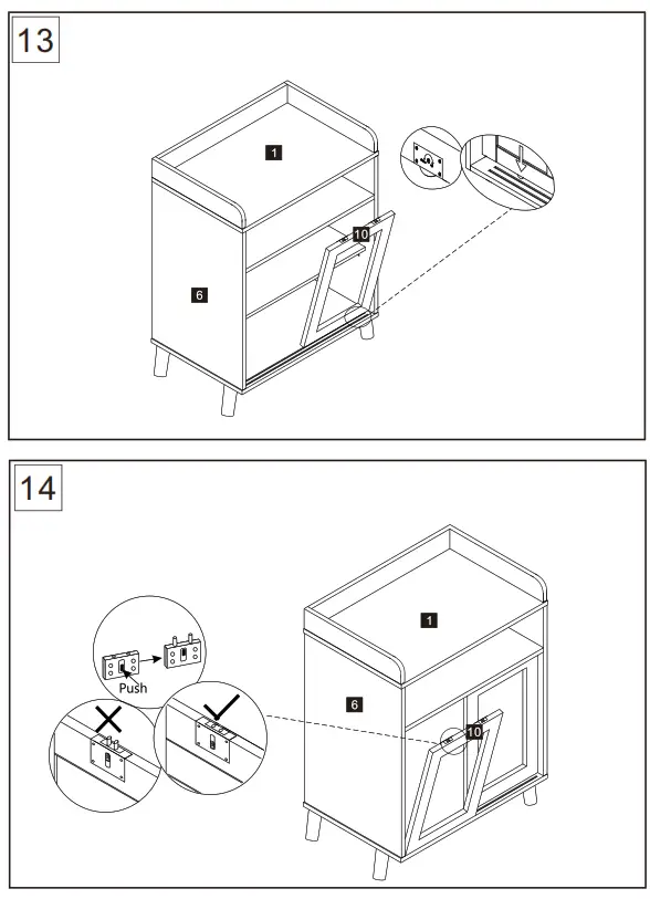 UNBRANDED AYBSZHD1658 MDF Pantry Organizer- fig9