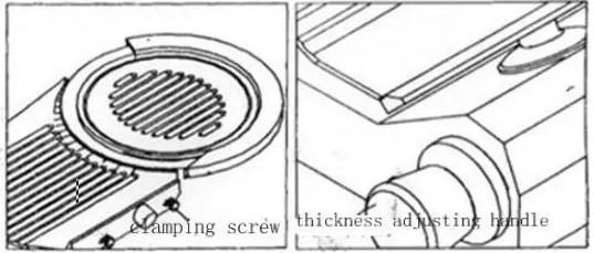 SENTINEL 10 Inch Gravity Feed Meat Slicer-7