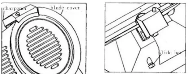 SENTINEL 10 Inch Gravity Feed Meat Slicer-8