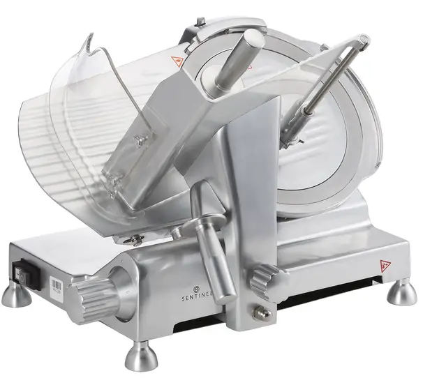 SENTINEL 10 Inch Gravity Feed Meat Slicer-PRO
