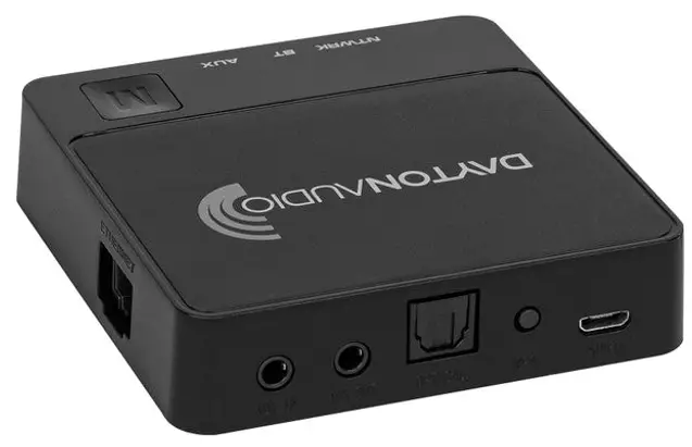 DAYTONAUDIO WBA51 Bluetooth and Network Audio Receiver with IR Remote