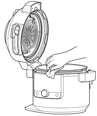 Ninja Foodi OL600 XL PRESSURE COOKER STEAM FRYER WITH SMARTLID - Cleaning 1