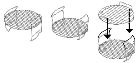 Ninja Foodi OL600 XL PRESSURE COOKER STEAM FRYER WITH SMARTLID - DELUXE REVERSIBLE RACK