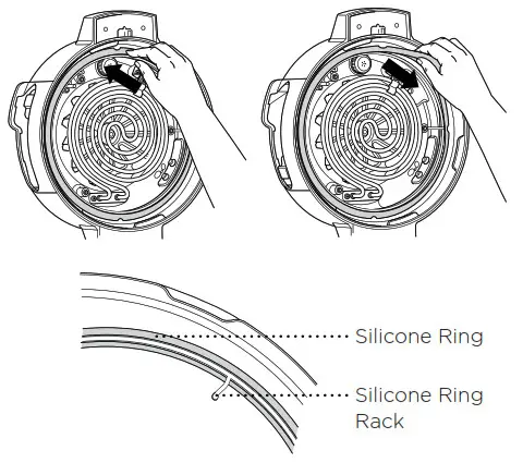 Ninja Foodi OL600 XL PRESSURE COOKER STEAM FRYER WITH SMARTLID - Removing & Reinstalling