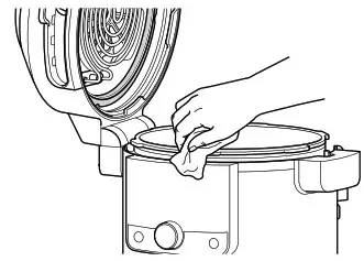 Ninja Foodi OL600 XL PRESSURE COOKER STEAM FRYER WITH SMARTLID - STEAM CLEANING INSTRUCTIONS 3