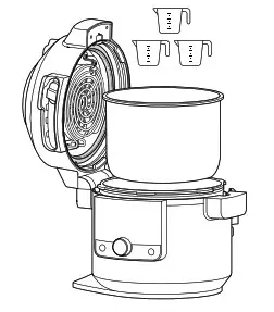 Ninja Foodi OL600 XL PRESSURE COOKER STEAM FRYER WITH SMARTLID - STEAM CLEANING INSTRUCTIONS