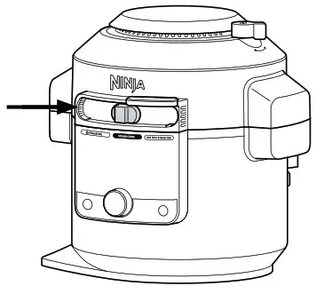 Ninja Foodi OL600 XL PRESSURE COOKER STEAM FRYER WITH SMARTLID - USING THE SMARTLID SLIDER™