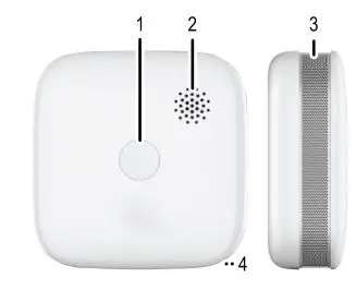 sygonix 2483200 Battery Operated Smoke Detector - Product overview