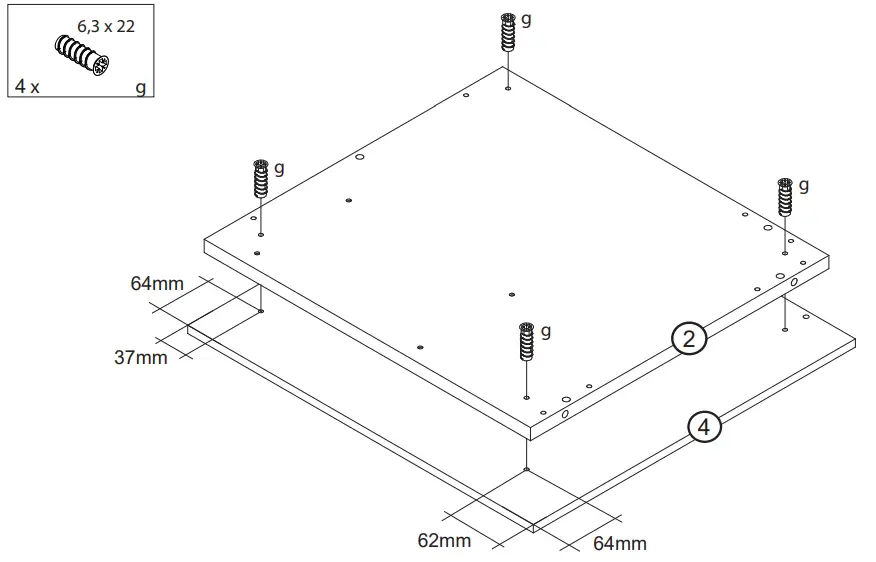 emotion-N3001-Nightstand-Masa-Wall-Mounting-40cm-2-Push-to-Open-Drawers-Graphite-fig-10