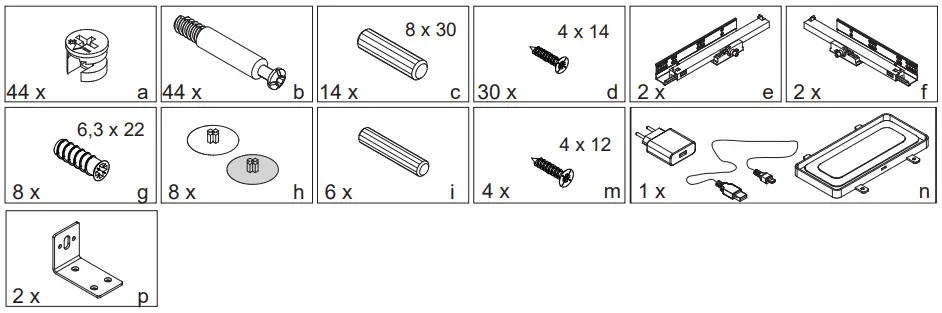 emotion-N3001-Nightstand-Masa-Wall-Mounting-40cm-2-Push-to-Open-Drawers-Graphite-fig-3