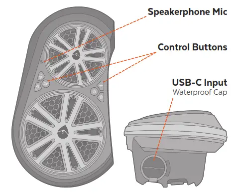 YAMAHA GDI EXYMHFTWL00 20 EcoXGear EX Footwell Speakers - fig