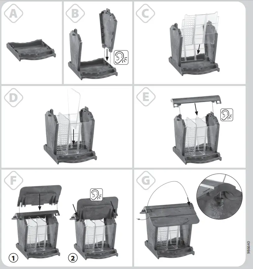 ferplast 845357 JOK 1 Cage - Figure