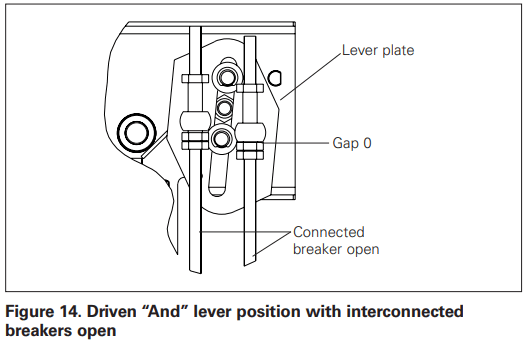 EATON IL0131081EN NRX NF Fixed Breaker Three Way Type 32 Cable Interlock Kit - FIGURE 17