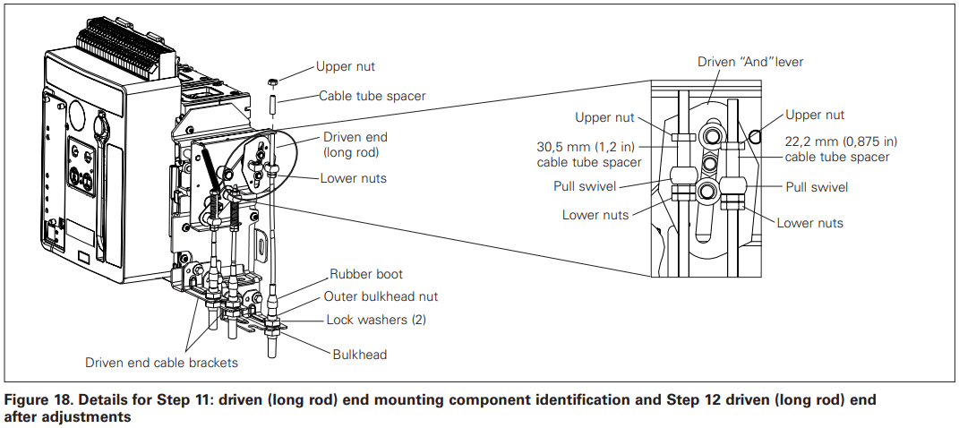 EATON IL0131081EN NRX NF Fixed Breaker Three Way Type 32 Cable Interlock Kit - FIGURE 21